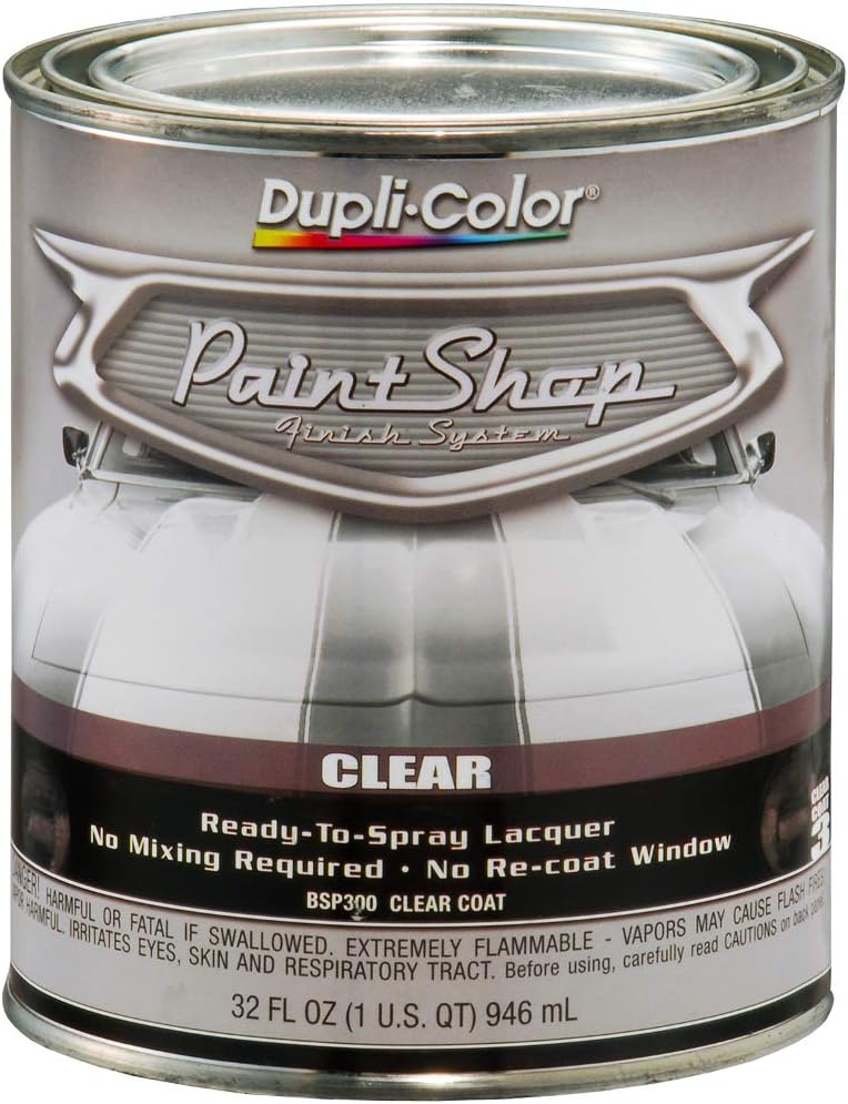 DupliColor (BSP3002 PK 'Paint Shop' Gloss Clear Finish System Top Coat 1 Quart