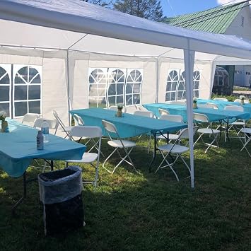 10'x30' Party Tent,Outdoor Event Canopy Tent, Waterproof Gazebo with 8 Sidewalls, Instant Shelter Reinforced Frame & Windows ,for Wedding Party Commercial Use