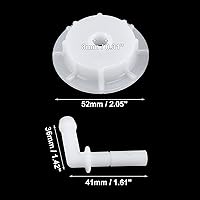 Vista 6 de ACROPIX Tapón de depósito de agua refrigerante para Honda CR-V CRV, 4 unidades, color blanco