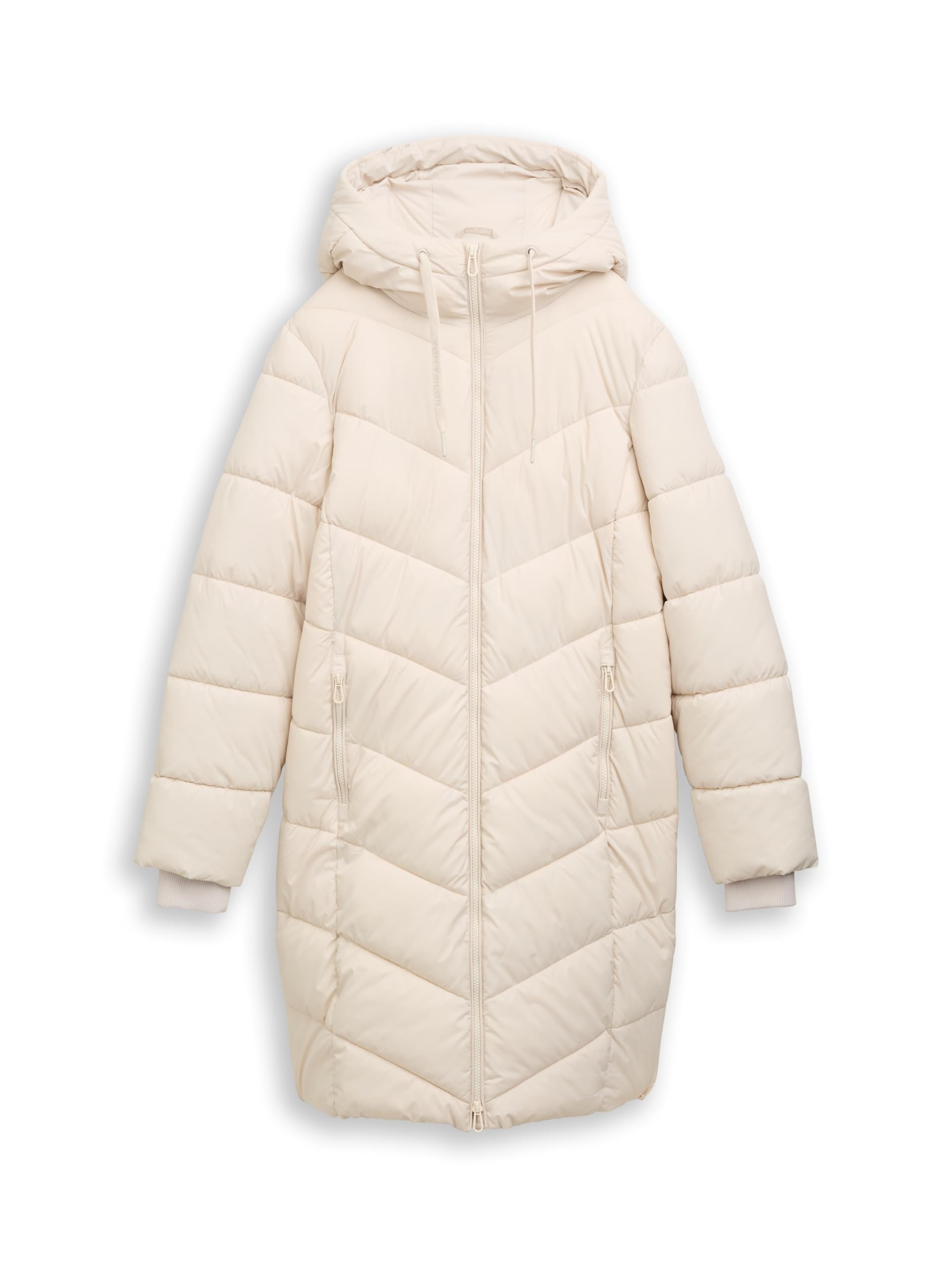 TOM TAILOR Damen 1047529 Puffer-Mantel mit Kapuze
