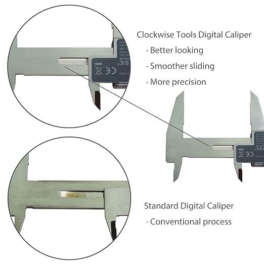 Calibrador digital IP54 0-6 pulgadas acero inoxidable miniatura 6