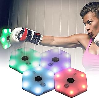 Agile Fitness Smart Light, Reaction Training Light lamp, with App Exercises Accessories Lights to Improve Speed Agility Training Boxing Reflex, Focus,4-12Lights 4lights