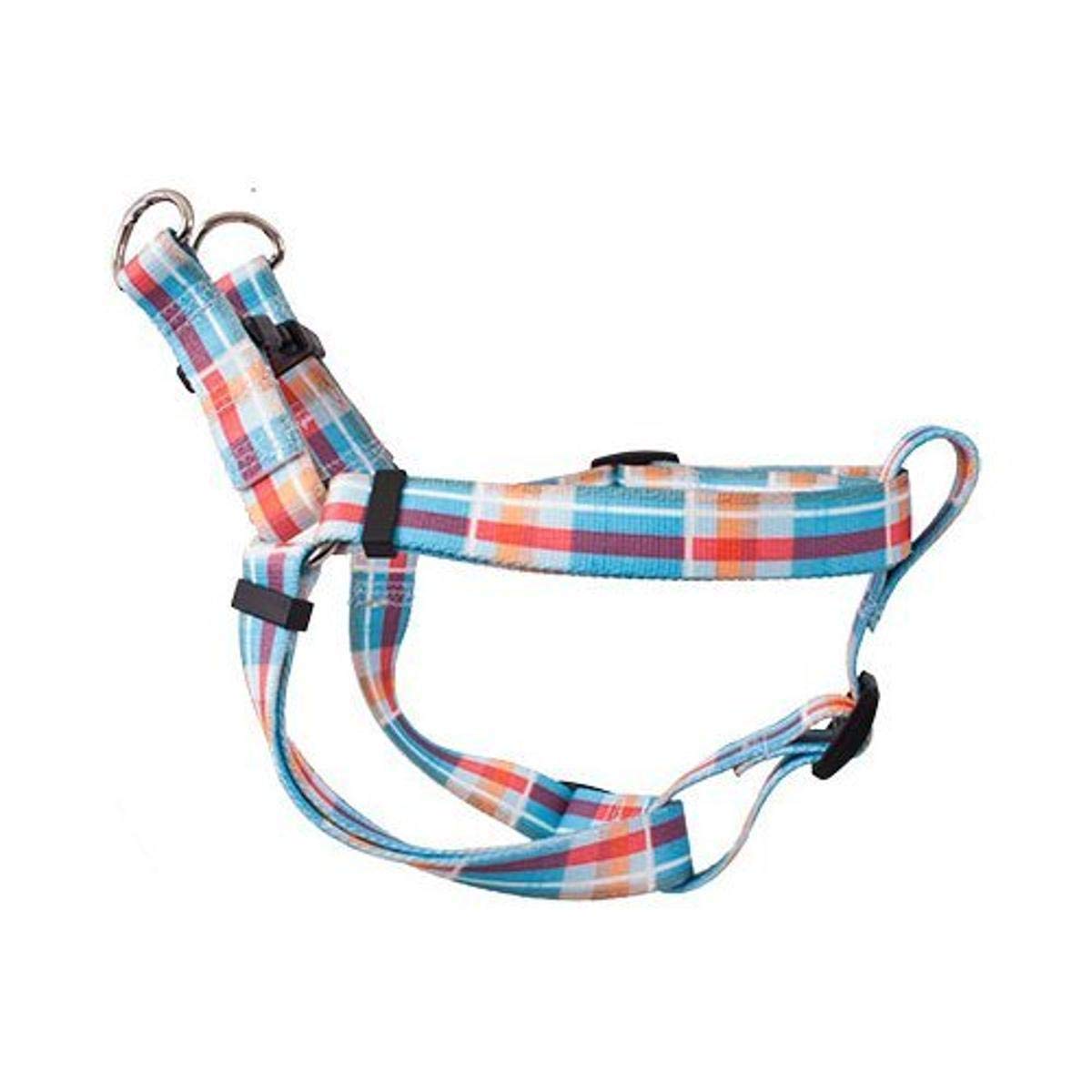 Yellow Dog Design Step-In Harness, Medium, Madras Blue