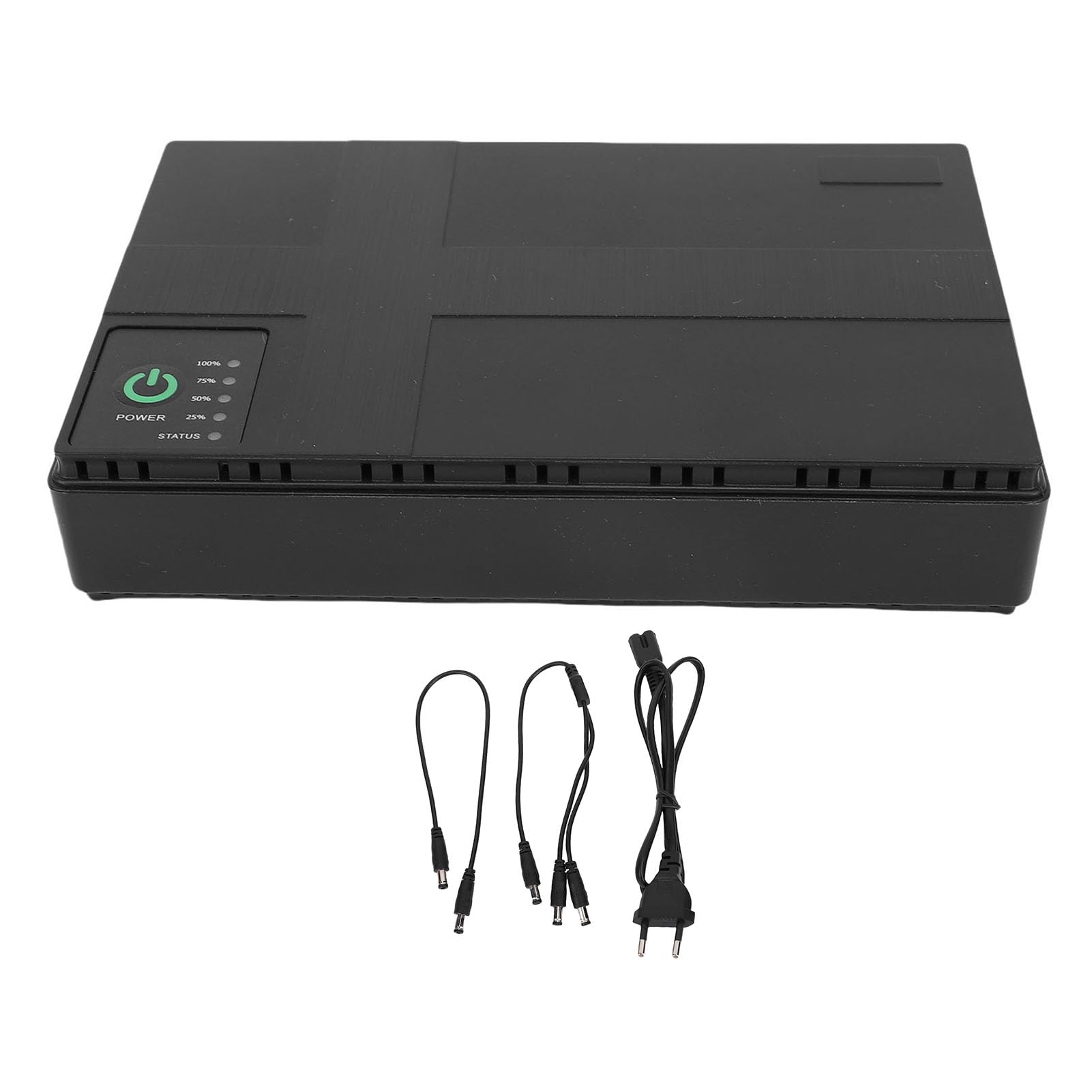 Mini UPS con batteria di backup da 10400 mAh, uscita POE LAN USB CC da 18 W | Per fotocamere, lettori DVD portatili e sistemi di controllo accessi