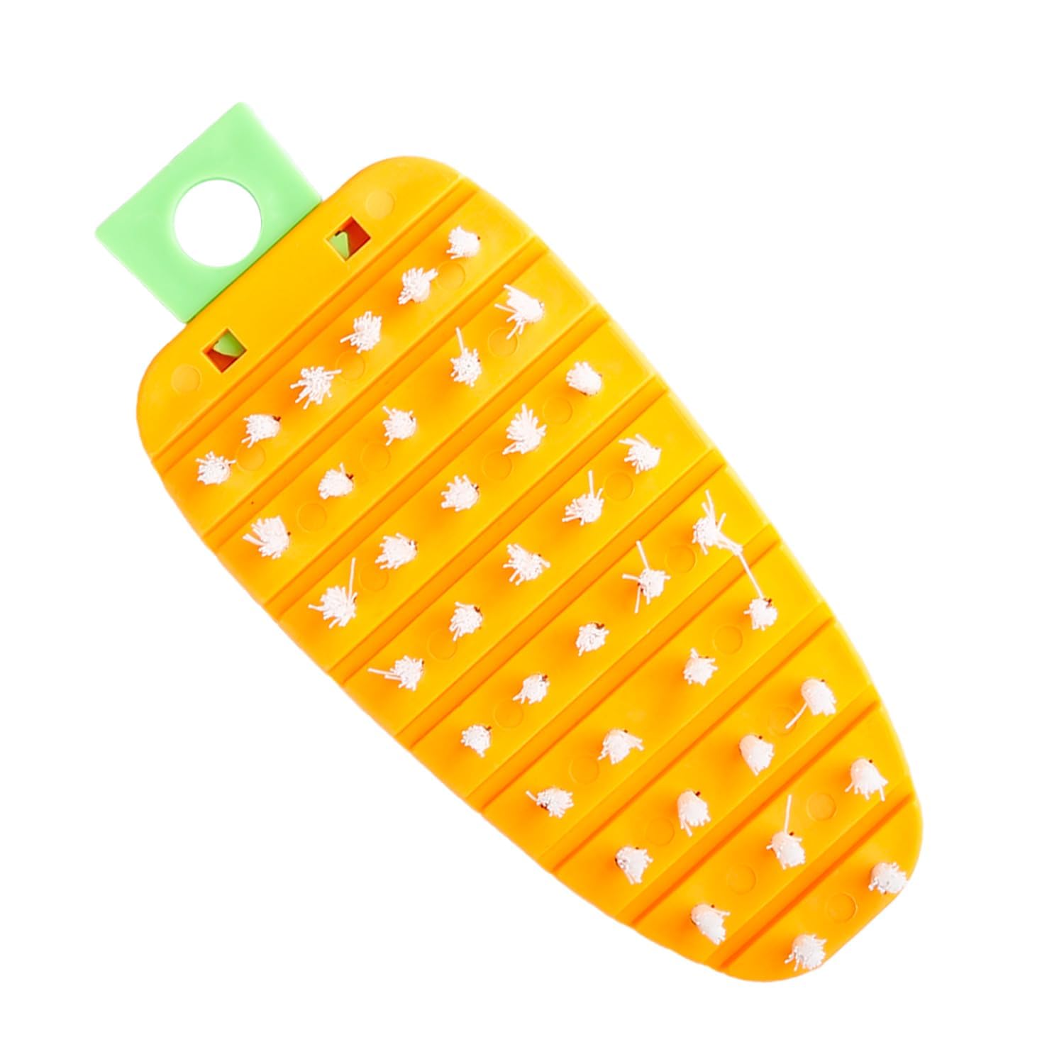 Bojueshaw Orange Flexible Vegetable Cleaning Brush – Scrubber For Potatoes, Carrots, And Fruit, Vegetable Washing