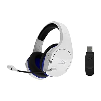 Hyperx Cloud Stinger Core Bluetooth Wireless Over Ear Headphones With Mic (White)