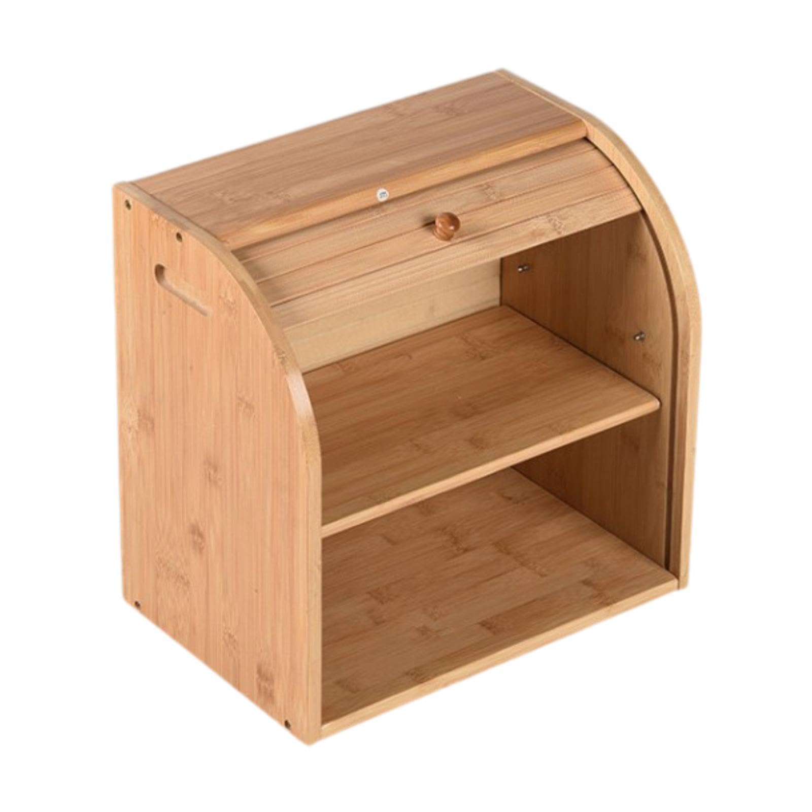 Porta Pane In Bambù Due Livelli