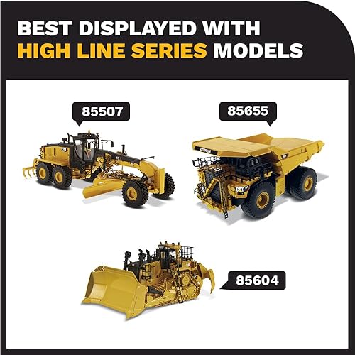 Miniatura 7 de Diecast Masters Motoniveladora Caterpillar 24 Escala 1:50 | Camiones Cat y Equipos de Construcción Serie High Line Modelo 85552