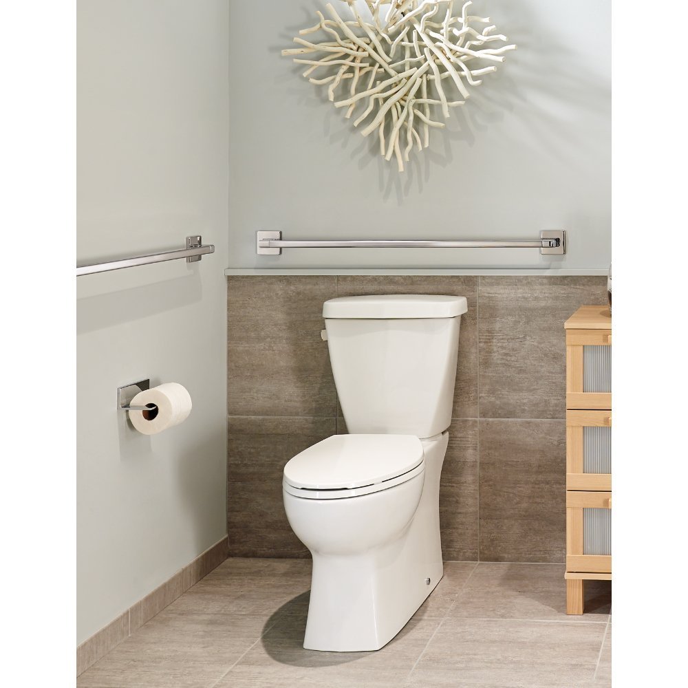Delta Faucet 41936 Wall Mounted 36" Angular Modern Bath Safety Grab Bar in Polished Chrome - Image 2