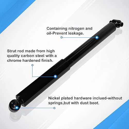 Miniatura 4 de Peforway Conjunto completo de puntal delantero con resortes helicoidales y amortiguadores traseros de repuesto para Nissan Frontier V6 2005, 2006,