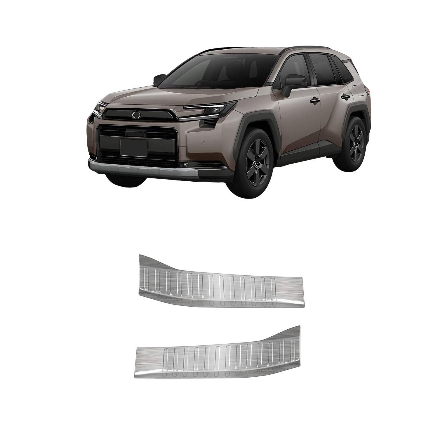 Amazon | OKAYOHINN 適用 新型 RAV4 60系 リアバンパーステップガード