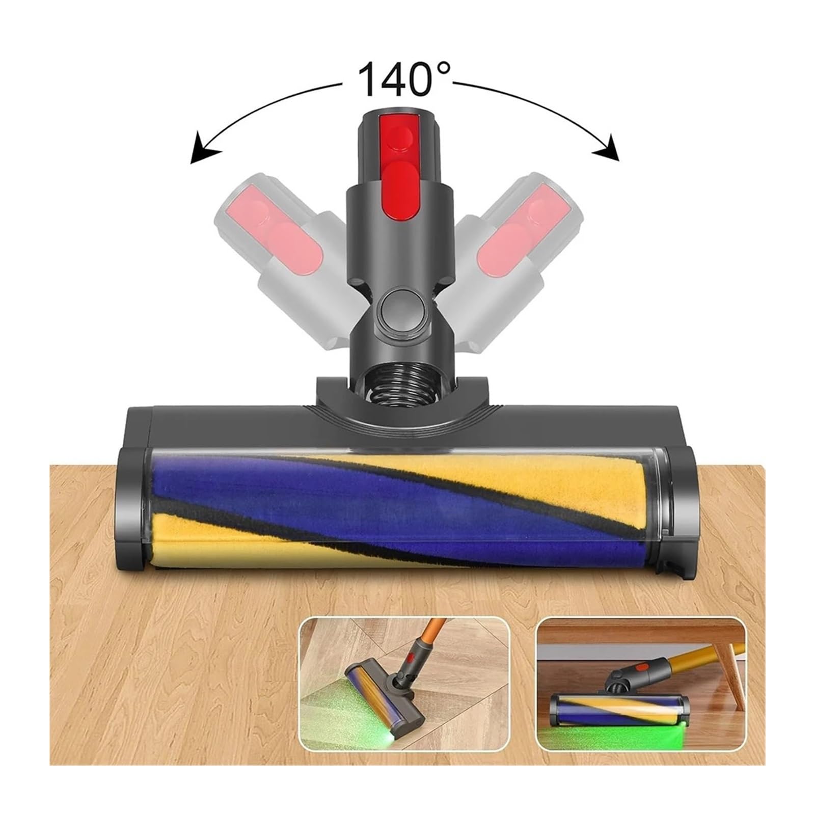 Spazzola pavimento LED, compatibile con Dyson, V7 V8 V11