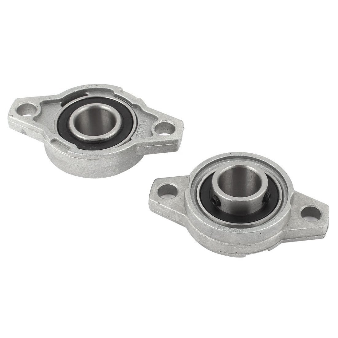 BPQiang KFL002 FL002 Self Aligning Pillow Block Flange Bearing 15mm 2PCS