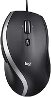 Logitech M500s Advanced Wired Mouse: Hyper-Fast Scrolling, Tilt Wheel, 7 Customizable Buttons, 400-4000 DPI Precision