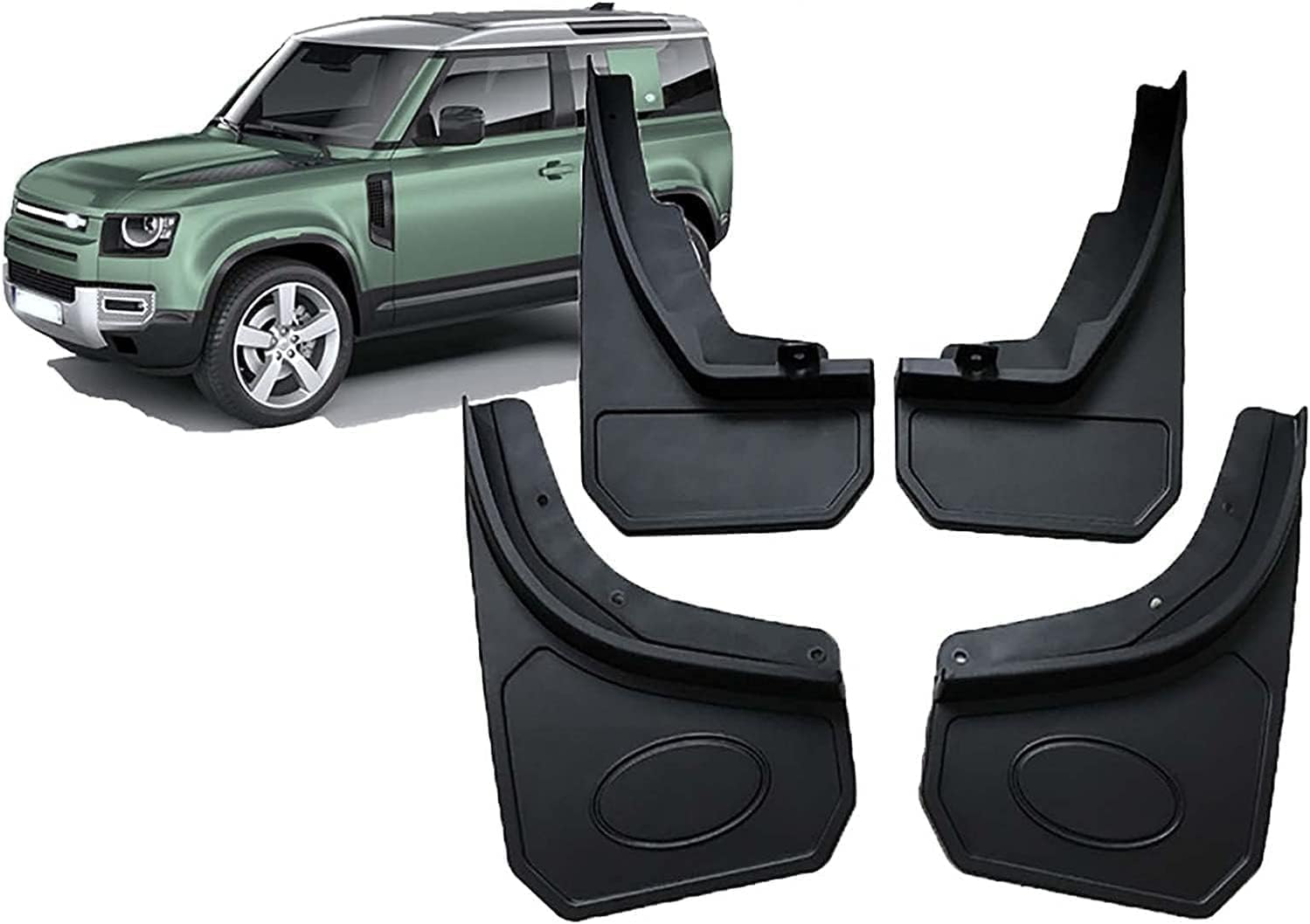 Car Mud Flaps for Land Rover Defender 2020-2021, Splash Guards Mudguards