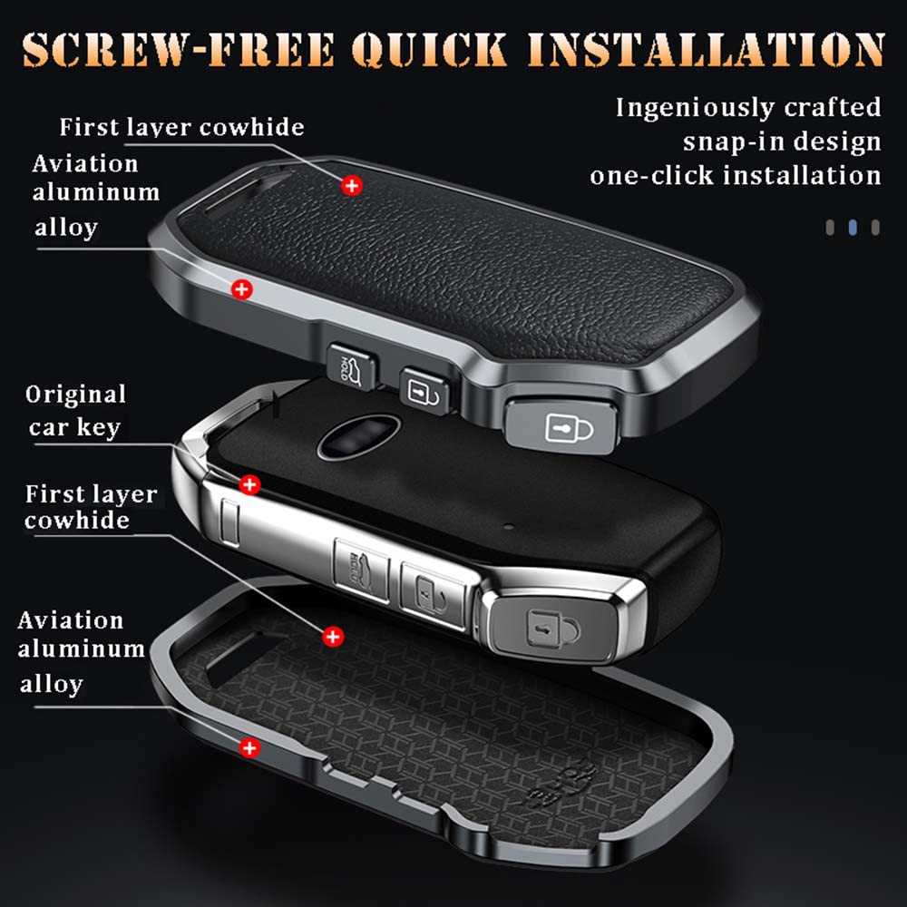 Key Fob Cover Fit For Kia Forte Xls Soul LX K5 Soul Sorento Sportage A