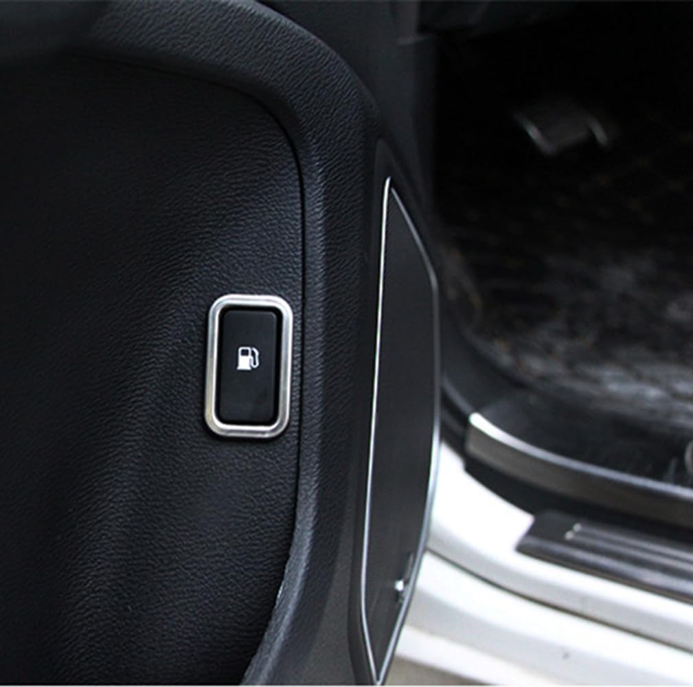 EUPLI for Haval H9 2015-2019 Stainless Steel Fuel Tank Switch Button Decorative Frame Fuel Tank Switch