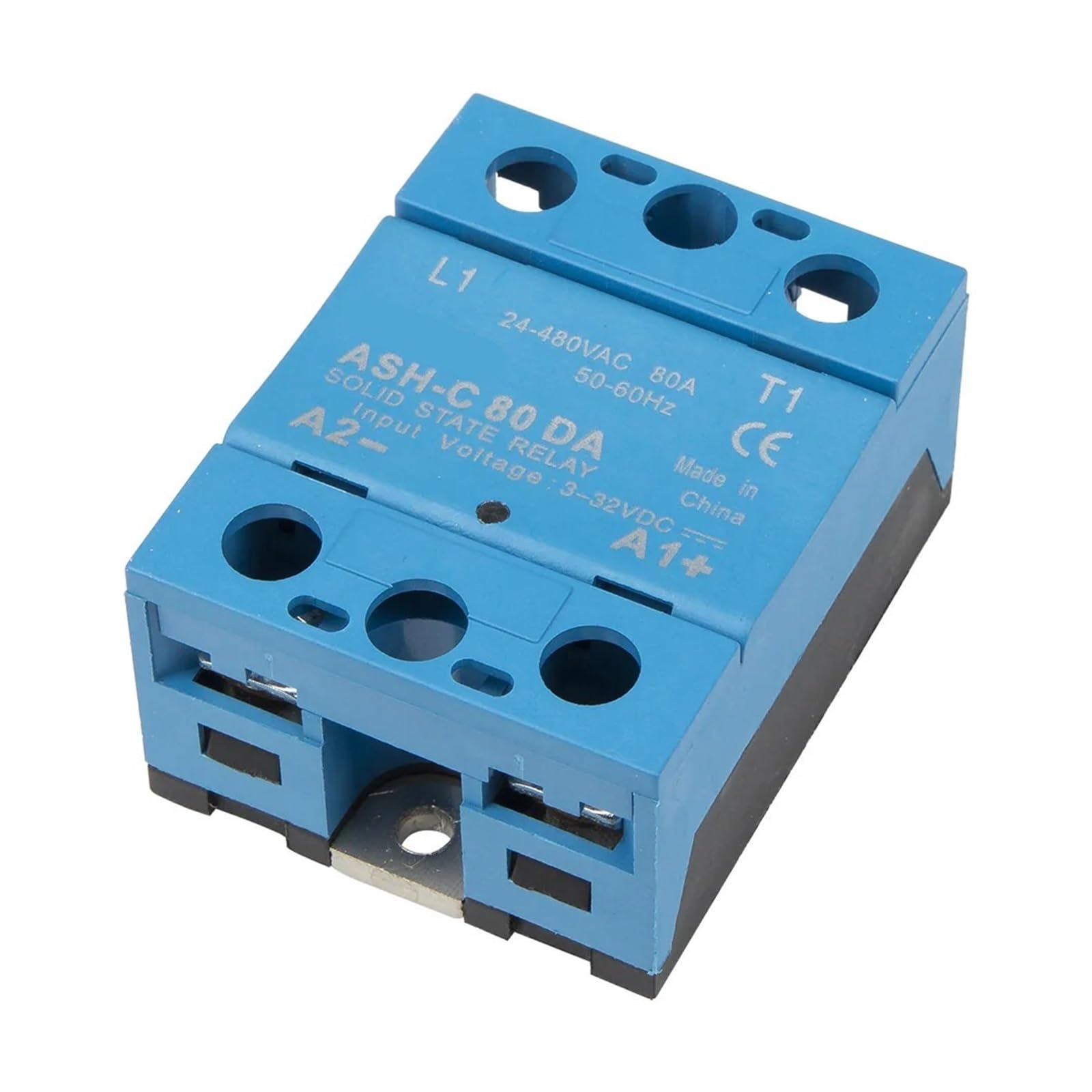 ICXLPMC 1pc ASH-C-80DA single phase DC to AC 80A 24-480VAC solid state relay 80DA SSR