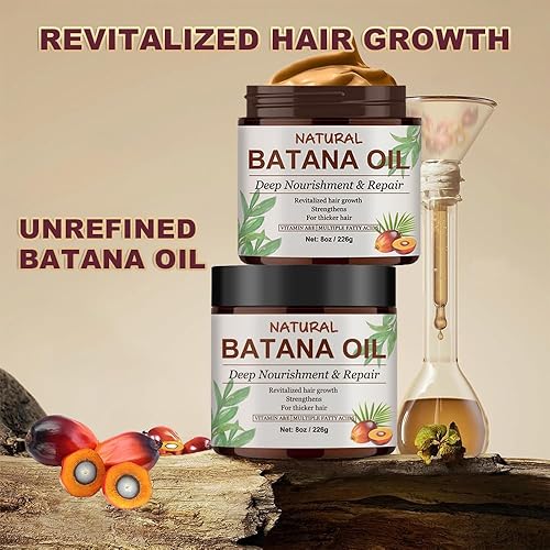 Miniatura 5 de Natural Batana Oil for Hair Growth and Repair, Deep Conditioning Scalp Treatment to Strengthen Roots, Reduce Breakage, Restore Shine for Dry,