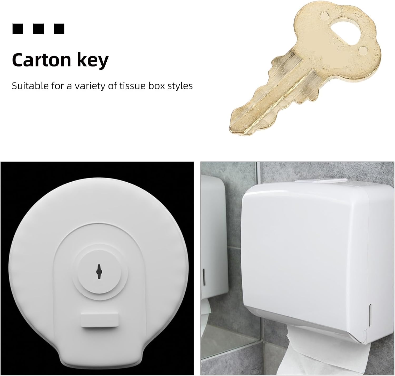 Dispenser Key 2/4/6/8/10 Pcs Automatic Vending Machine Key Paper Towel Dispenser Replacement(2pcs)