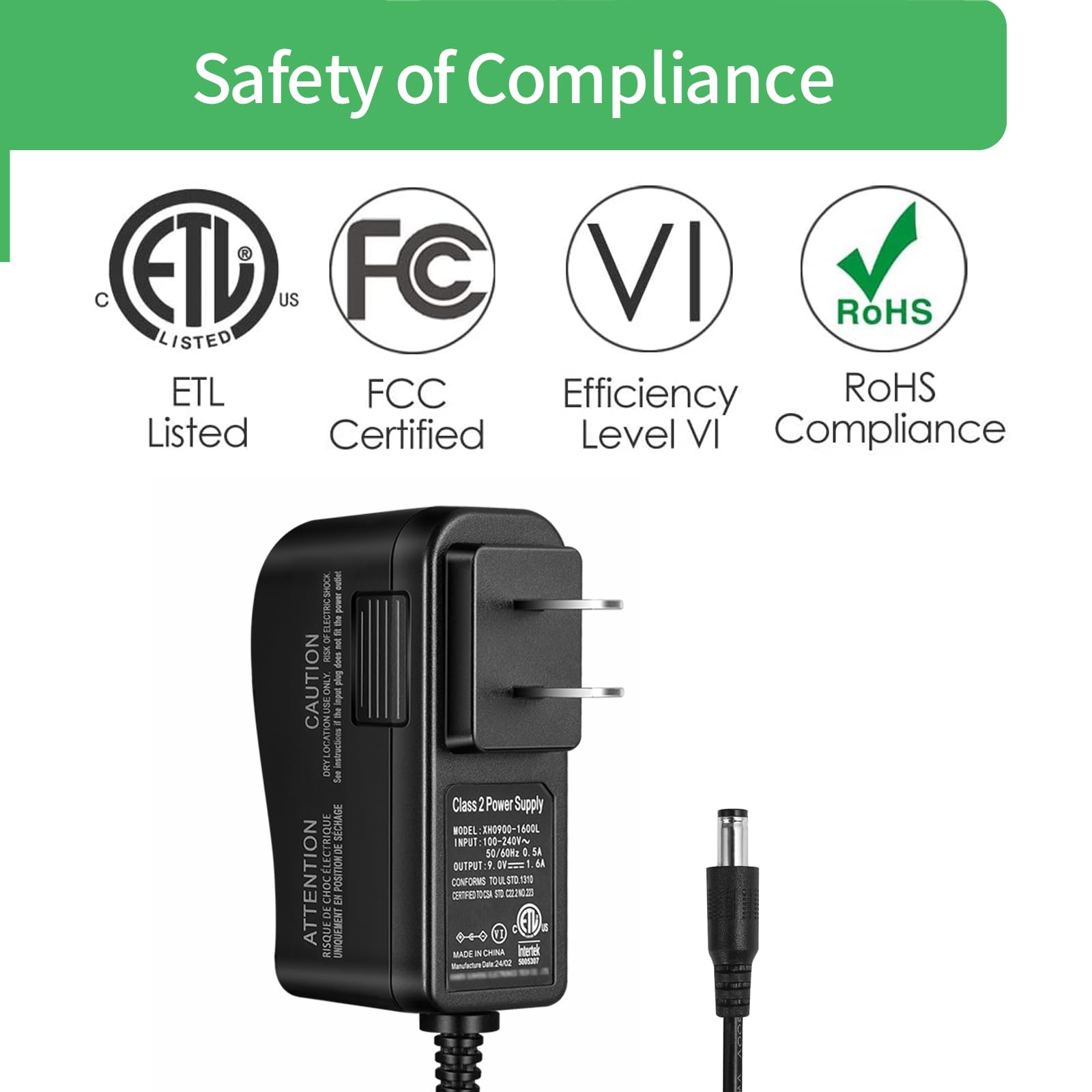 SKKSource AC Adapter Charger Replacement For Brother P-Touch III PT-10 Label Maker