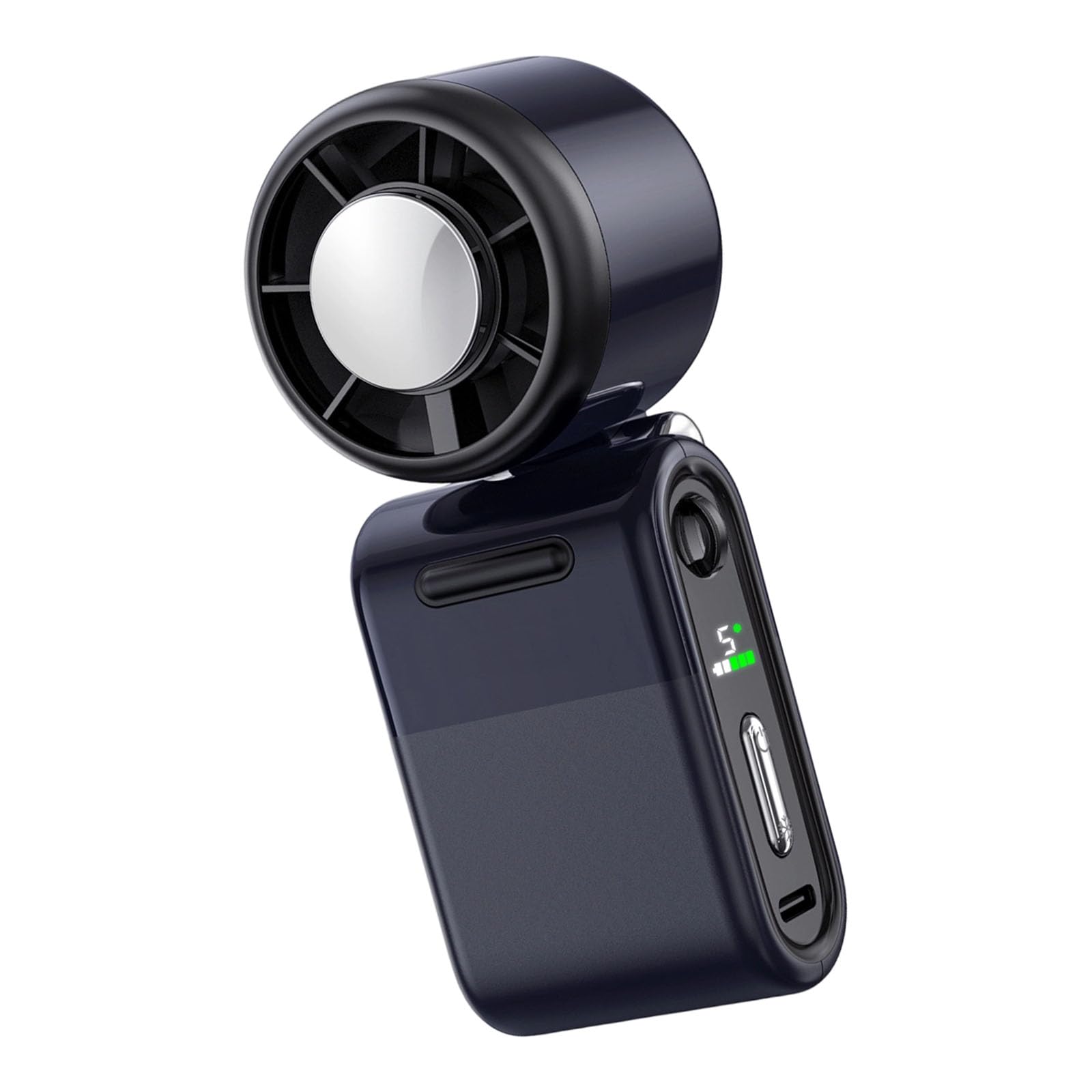NRVTRE Portable Handheld Fan Rechargeable High Speed Handheld Fan Quiet Personally for Outdoor, Offices, Makeup Rechargeable Cooling