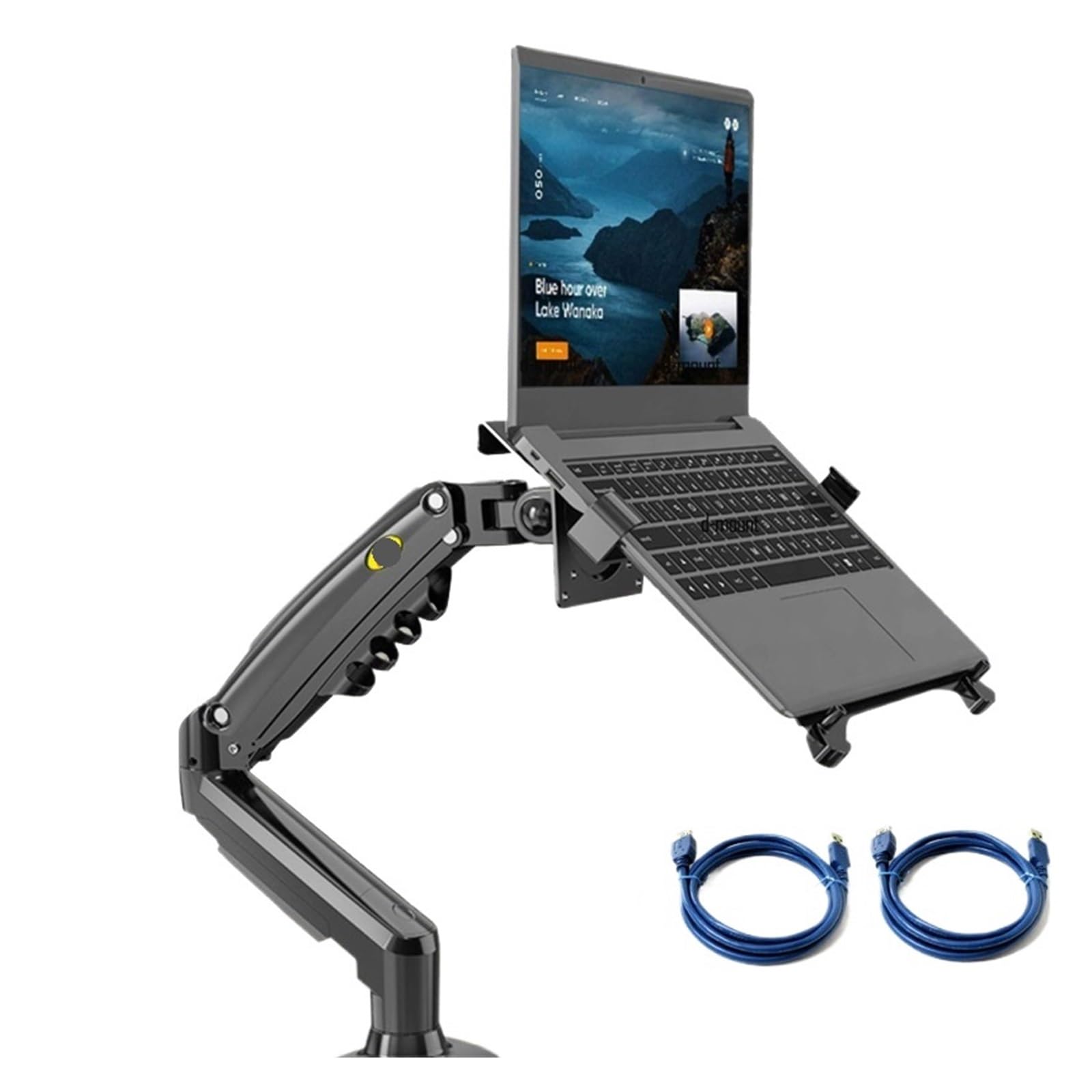 Support double écran et PC portable F80 + FP-2 avec 2 ports USB 3.0