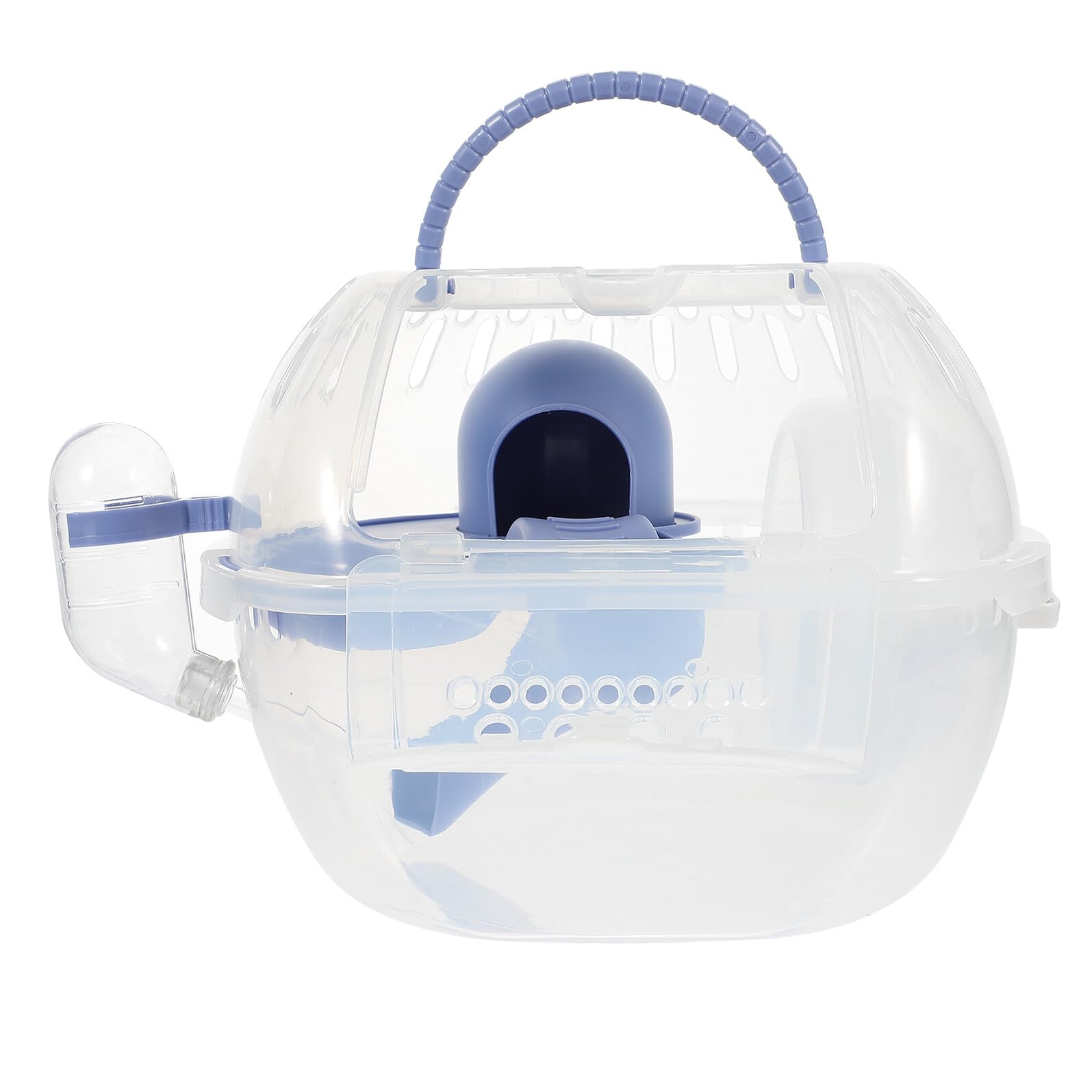 Hamstertransportbox aus Kunststoff für Kleintiere, Blau