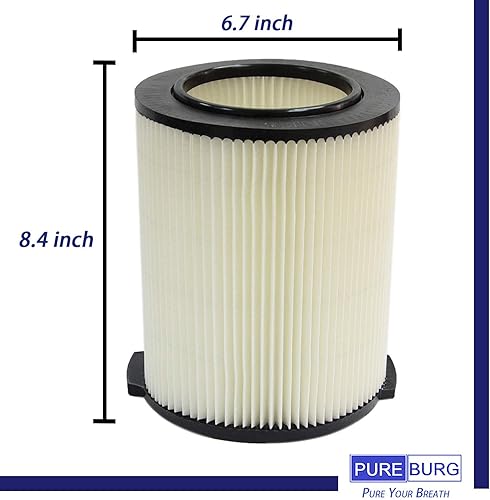 Miniatura 3 de PUREBURG VF4000 - Filtro de repuesto compatible con Ridgid Wet & Dry de 5 a 20 galones Shop Vac & Husky 6-9 galones WD5500 WD0671 RV2400A RV2600B