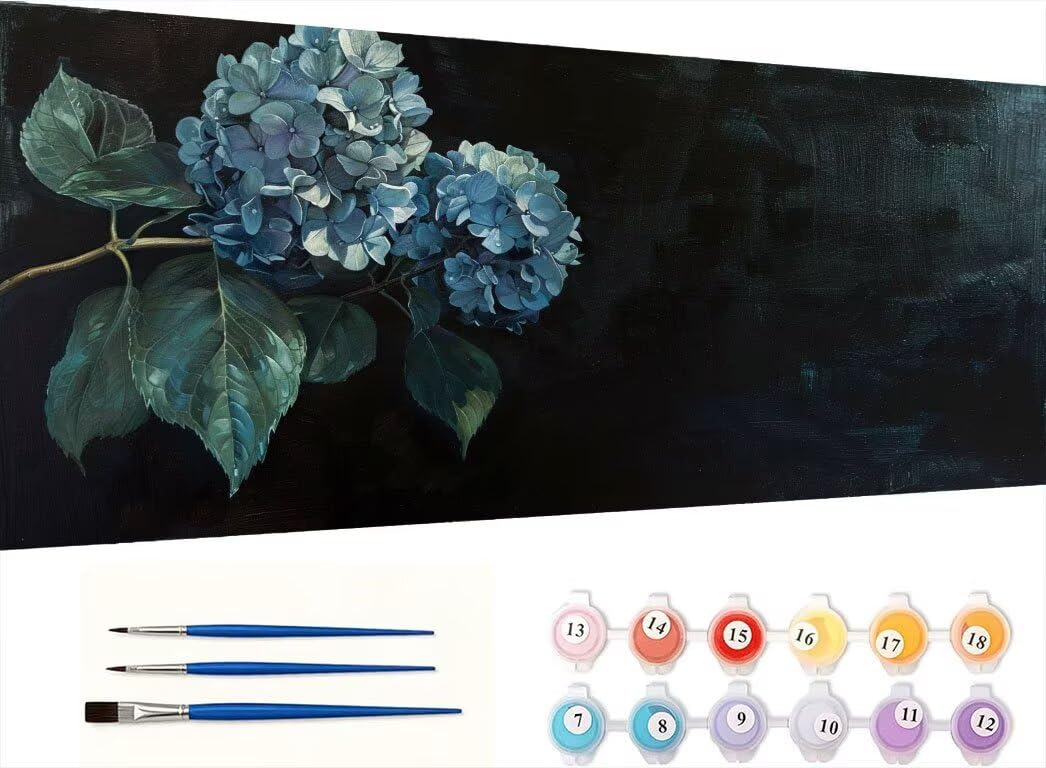 Malen Nach Zahlen Erwachsene, BlüTen BläTter, 60x80cm 2JGWX-187