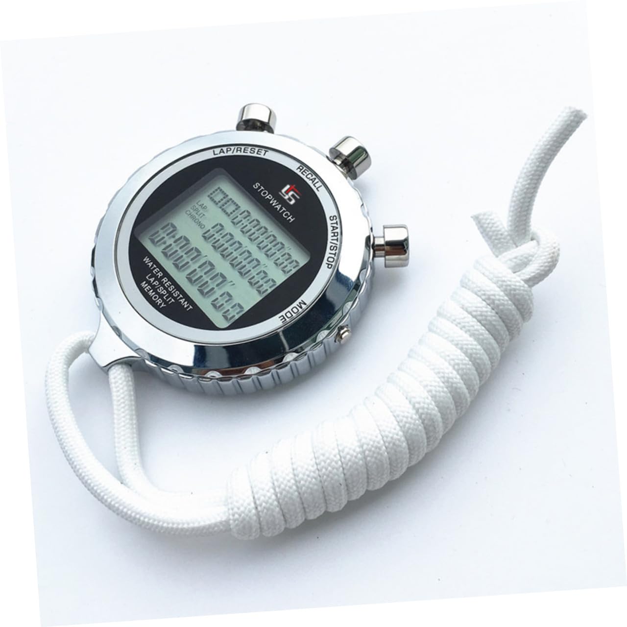 KOMBIUDA 2piezas Cronómetro Digital Profesional De Mano con Pantalla LCD Temporizador Electrónico De y Canales para Entrenamiento Deportivo y Otras Actividades