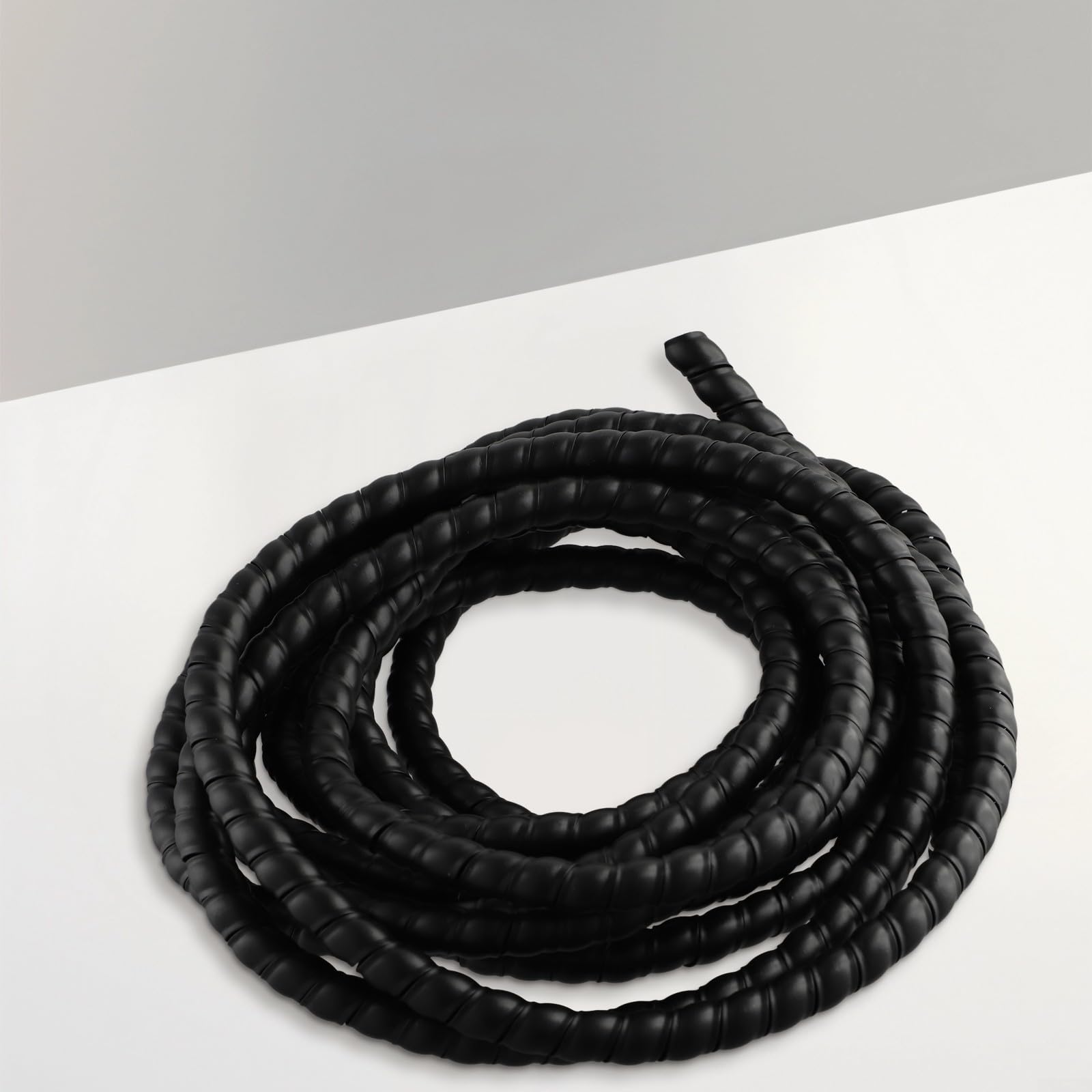 La protezione per tubo flessibile a spirale da 5 m protegge tubi idraulici e pneumatici, soluzione flessibile per avvolgere cavi (D-10 mm)
