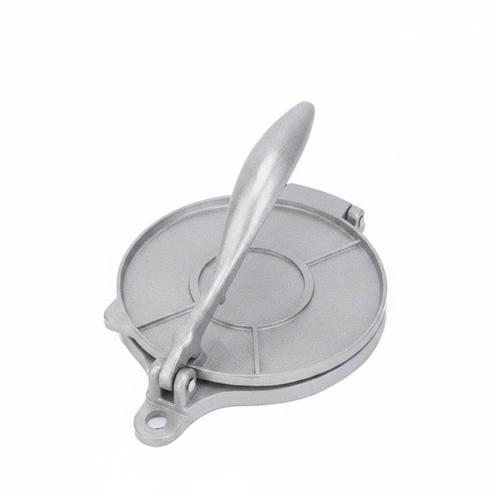 Metal Tortilla Press Sturdy Manual Tortilla Press Heavy Duty Dumpling Skin Press for Home Cooking, Silver Small-image-26