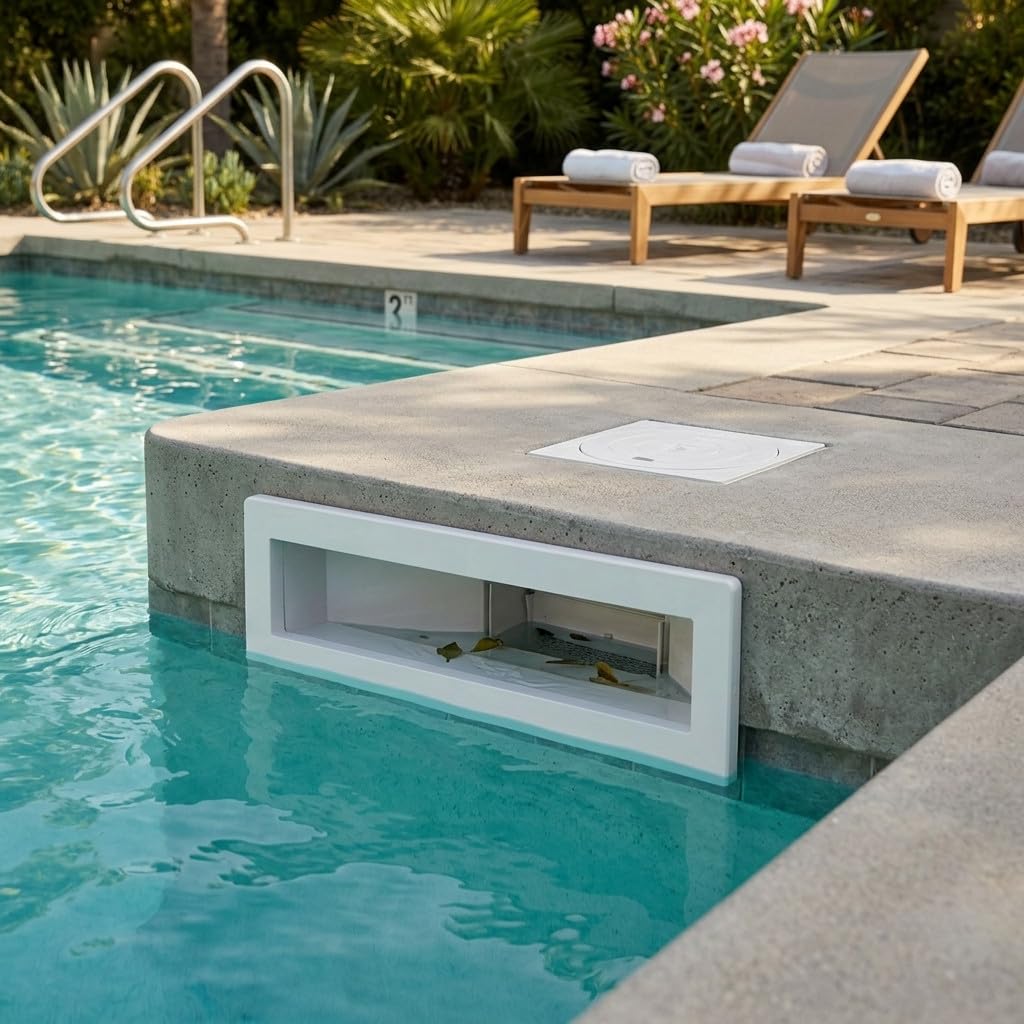 Suinga Skimmer Norm de 17,5 litres pour piscines en béton.