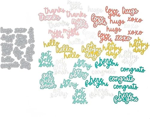 Miniatura 33 de Troqueles de álbum de recortes para hacer tarjetas, troqueles de corte de metal navideños, plantilla de perforación para manualidades de papel, 4