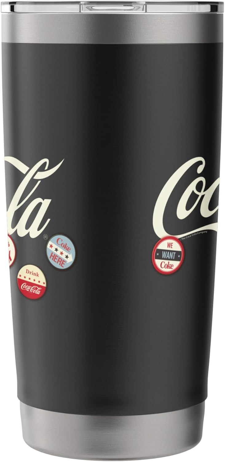 Coca-Cola Pin Scatter Stainless Steel Insulated Tumbler - Image 4
