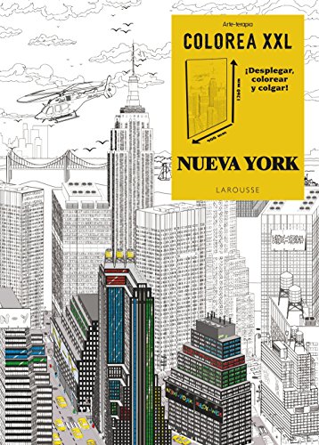 COLOREA XXL. Nueva York (LAROUSSE - Libros Ilustrados/ Prácticos - Ocio y naturaleza)