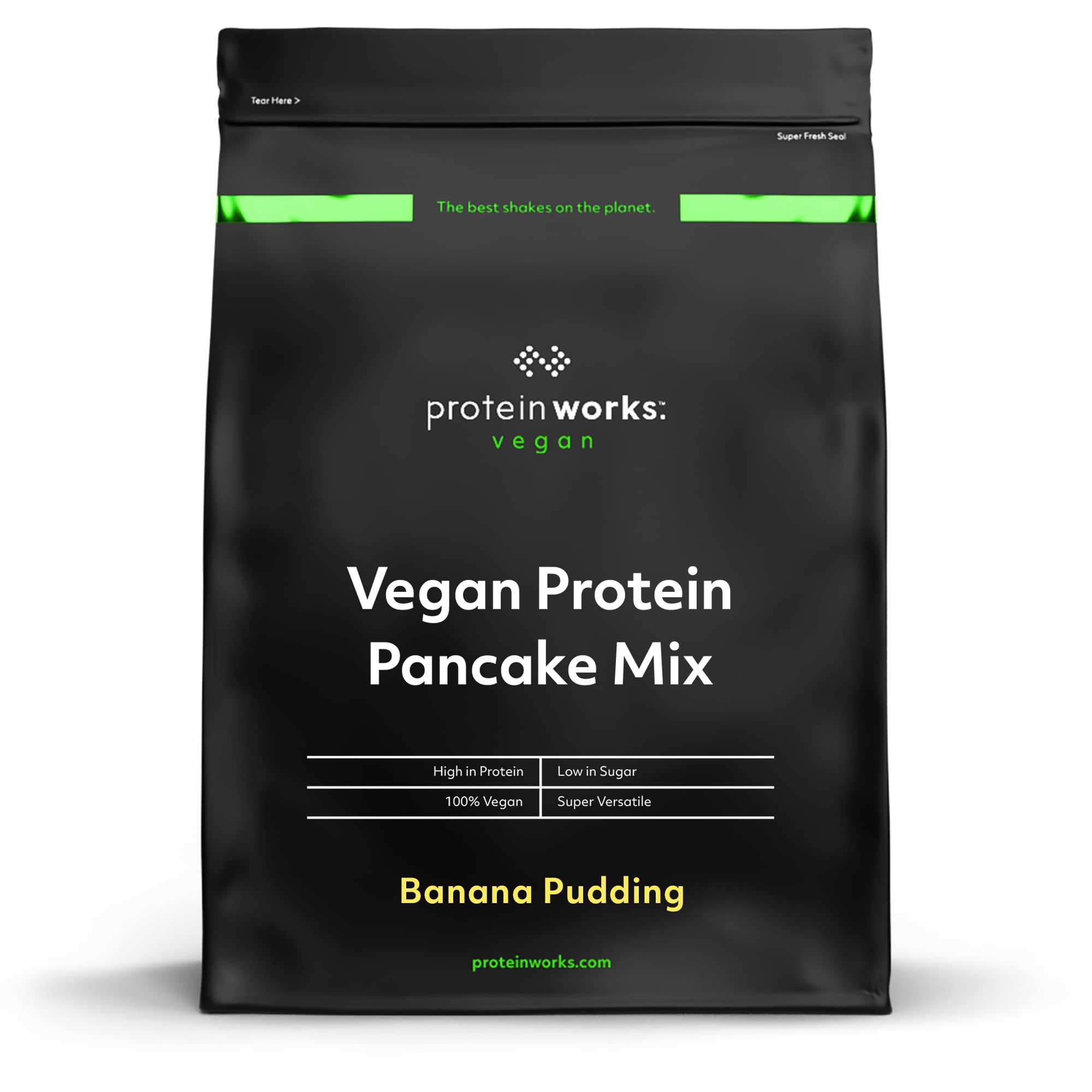 Buy Protein Works Vegan High Protein Pancake Mix Low sugar & High