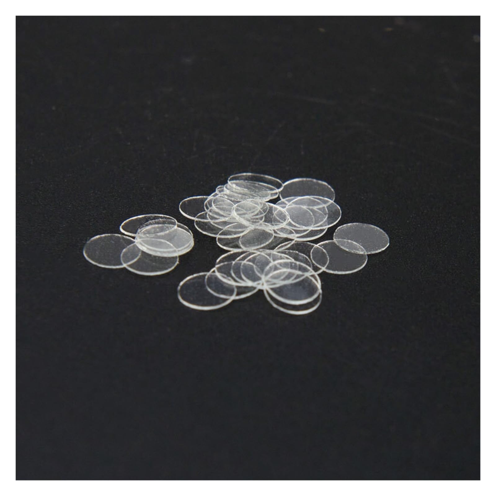 3 mm, 4 mm, 5 mm, 6 mm, 8 mm, runde Mikroskop-Objektträger-Abdeckgläser, leere Objektträger, Deckglas, Dicke 0,13–0,17 mm, 100 Stück(3mm)