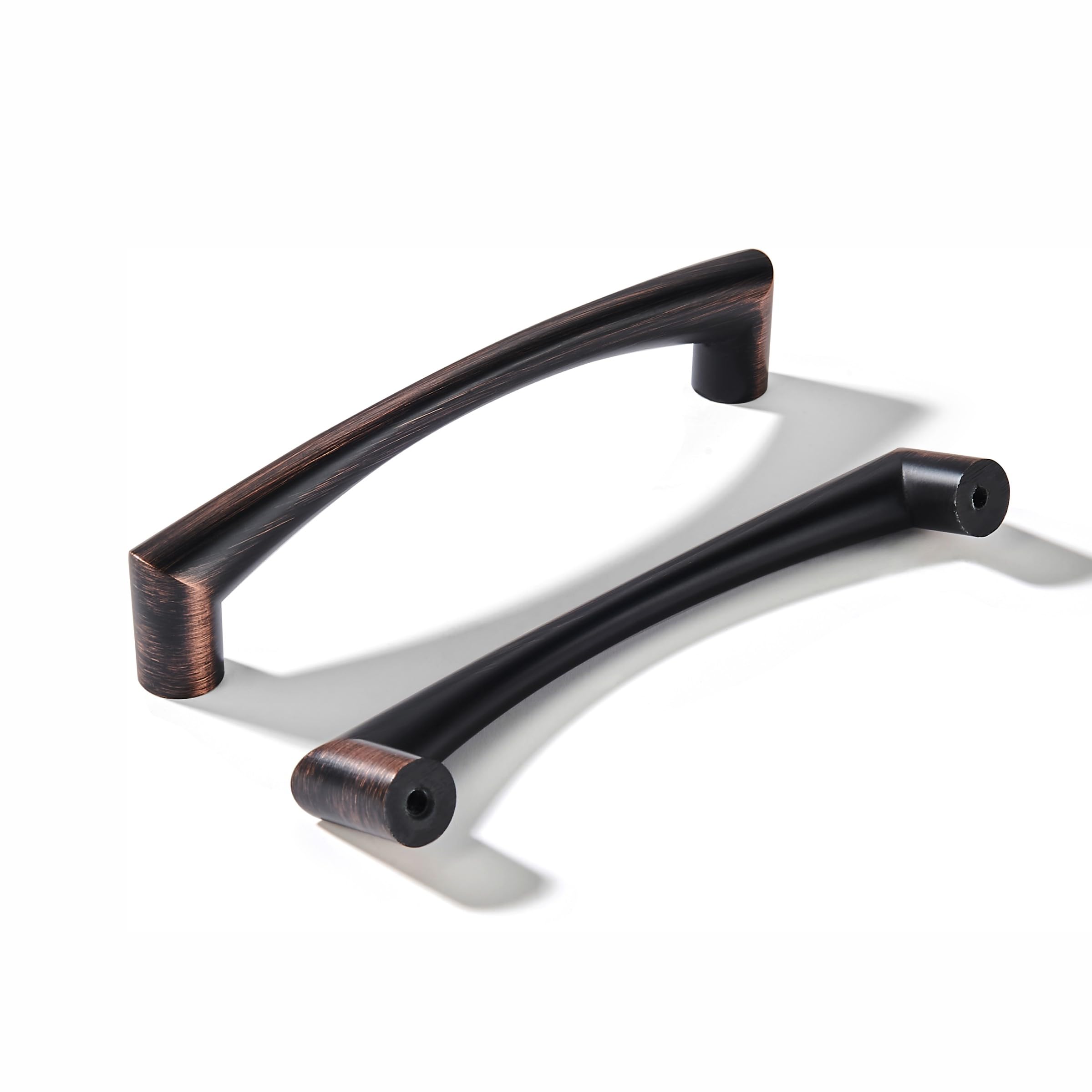 KHTUMEWARE-80445 Oil Rubbed Bronze Cabinet Pulls CTC 5 in (128 mm) 5-Pack