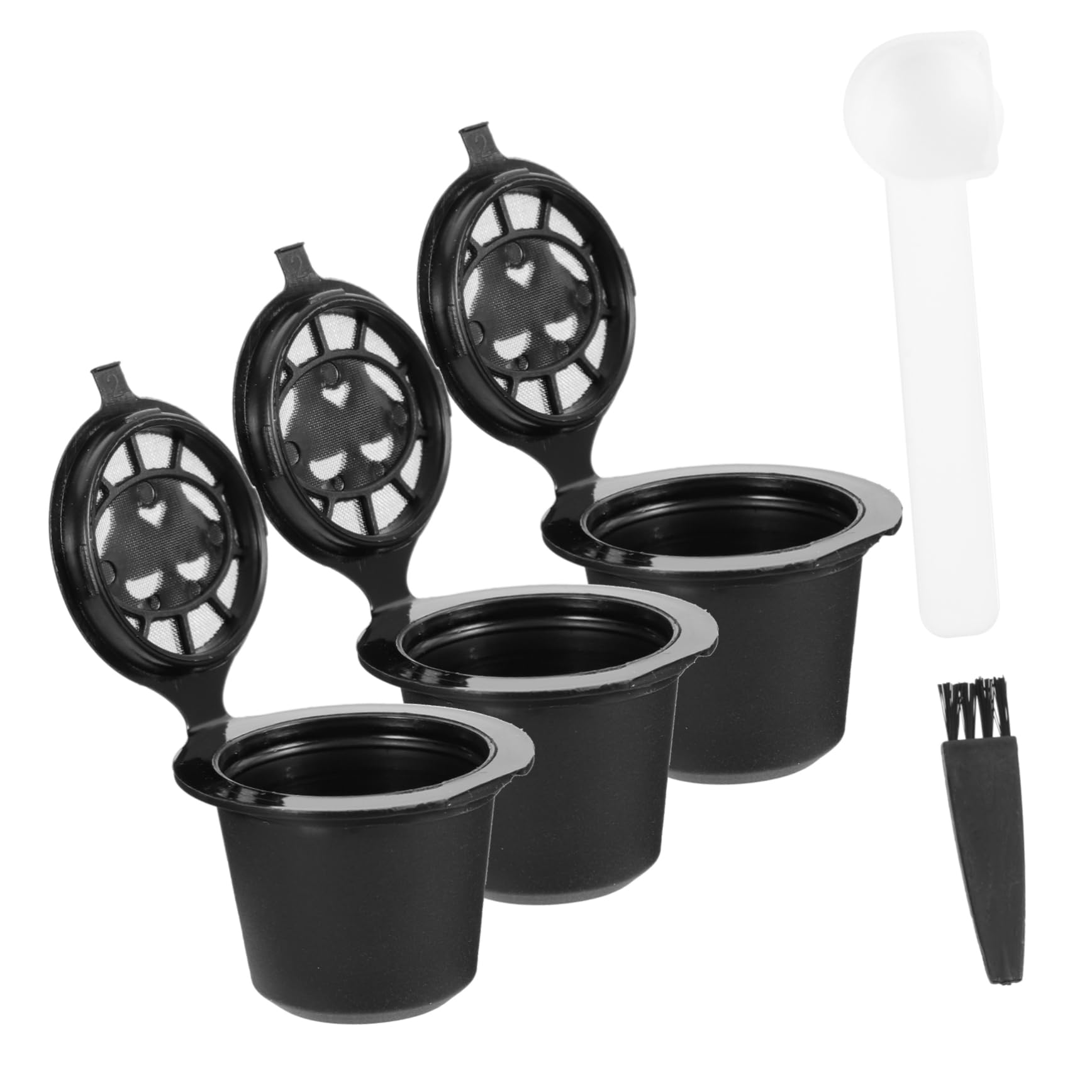 COLLBATH 1set Reusable Coffee Filter Cup Professional Drainer for Home Office Use Suitable for Coffee Maker Machines Easy to Clean