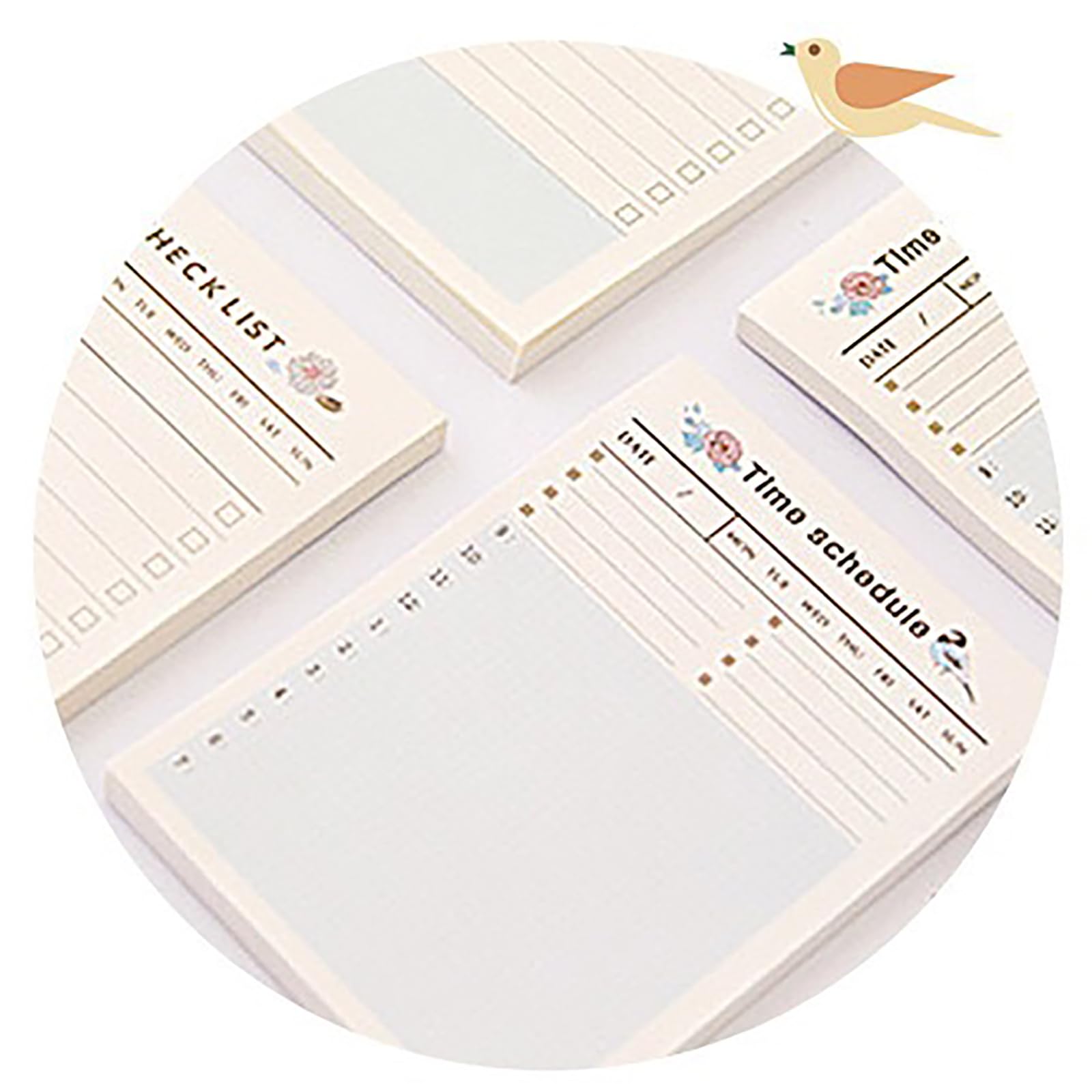 Amazon.co.jp: 付箋 to doリスト ノート 週間計画メモ 月計画メモ 時間