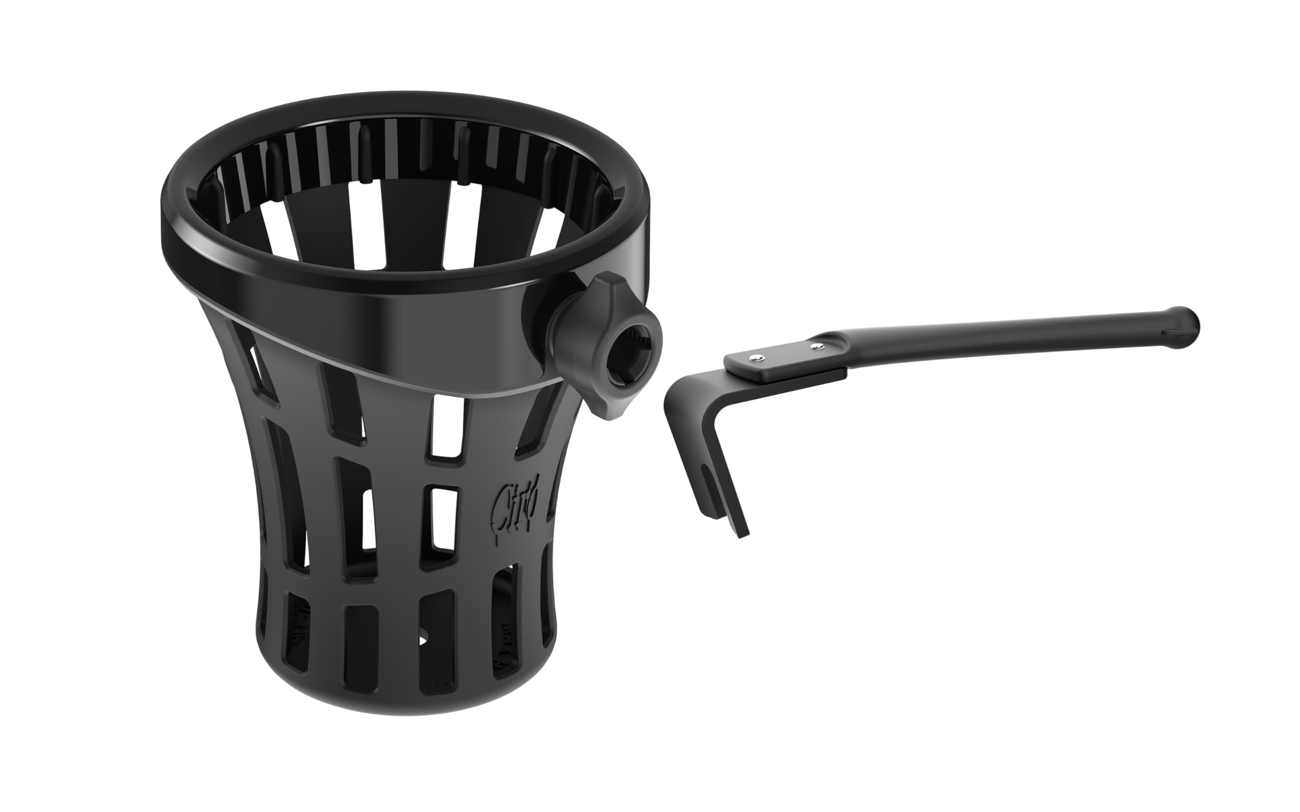 GEN 2 BIG ASS® Drink Holder with Passenger Mount (Black, '14-UP)