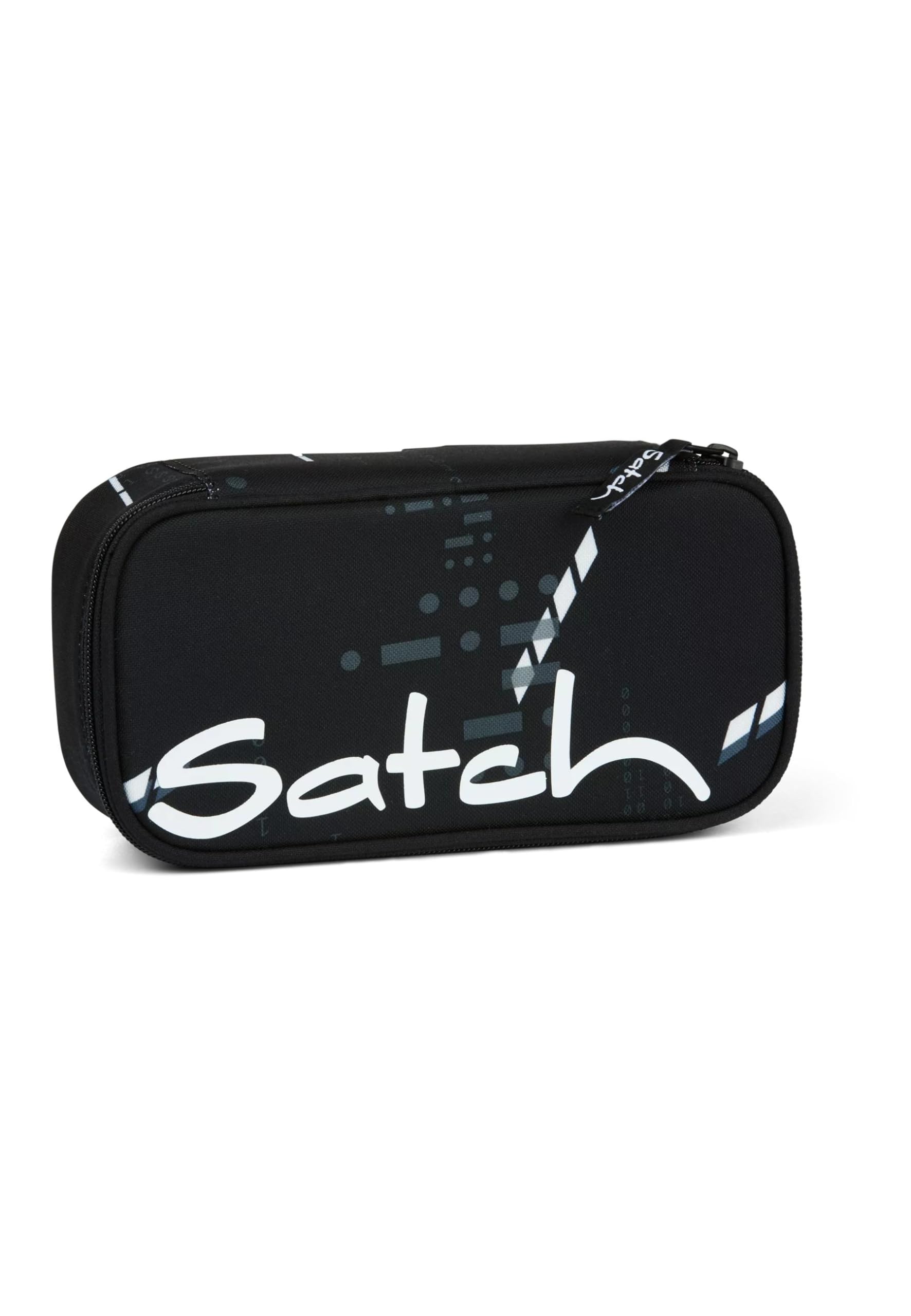 Satch Schlamperbox - Mäppchen groß, Trennfach, Geodreieck - Ninja Matrix - Black, einheitsgröße, standard size