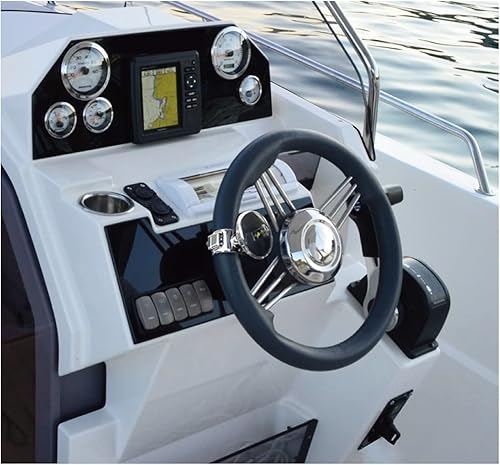 Miniatura 9 de Hypersonic Manija eléctrica para automóvil, perilla suicida de fácil dirección, accesorios para volante de automóvil, camión, barco