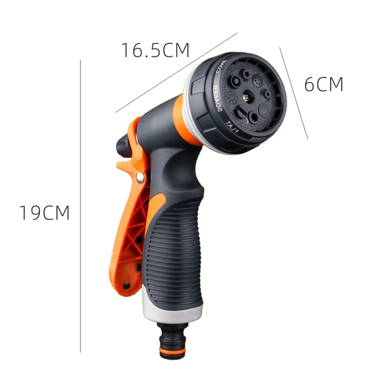 Pistola De Riego For Jardín, Pulverizador Alta Presión 8 Modos, Boquilla Ajustable For Planta, Aspersor PrevencióN De Fugas De Alta PresióN