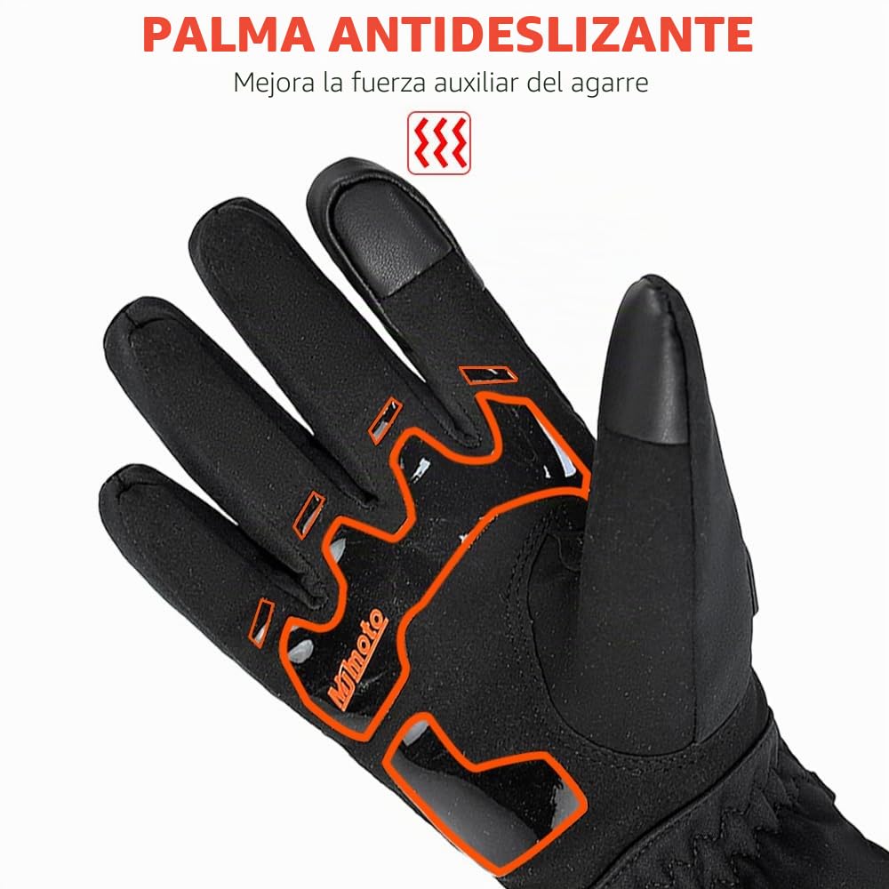 Guantes de motocicleta, resistentes al viento, impermeables, guantes de moto para mujer, guantes de equitación para pantalla táctil, guantes de motocross, invierno para mujer