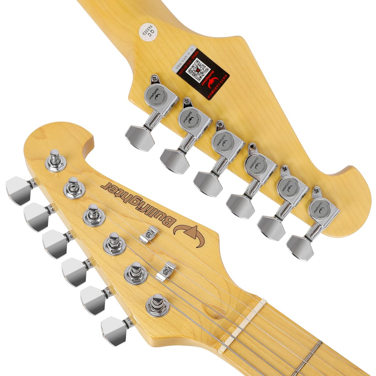 Bullfighter 39 pouces Guitarra eléctrica, taille 4/4 complète, micro HSS, stratocaster ST pour débutants amateurs de musique, avec housse, sangle, médiators, accordeur, cordes, câble. D-120 (Vert)