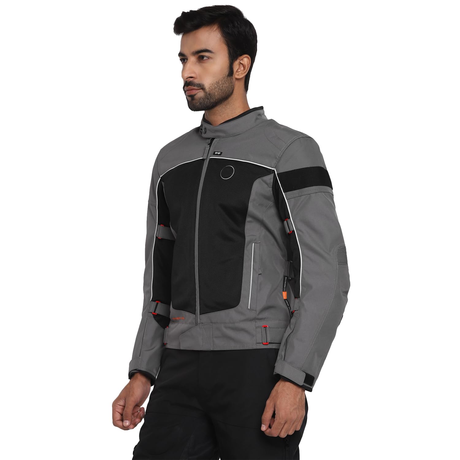 Royal Enfield Explorer V4 Pro Riding Jacket Grey (M) 40 Cm with 