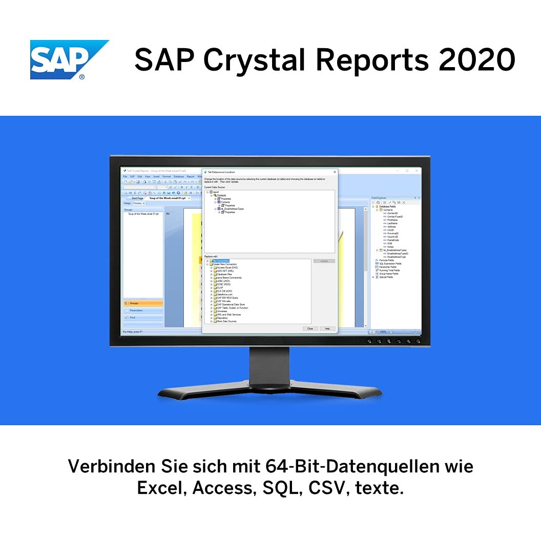 SAP Crystal Reports 2020 Reporting software | Standard | PC | PC Aktivierungscode per Email